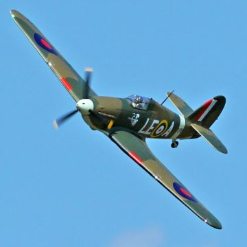 Xfly Hawker Hurricane Mk1 ARTF (no Tx/Rx/Batt) RC Plane – Brown
