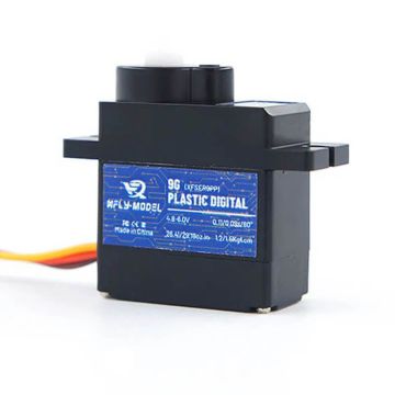 Xfly 9g Digital Metal Gear MG Servo Reverse w/ 200mm Lead