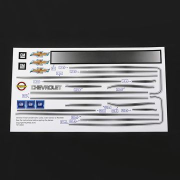 RC4WD Chevrolet Blazer Decal Sheet Set For Chevy Blazer Body