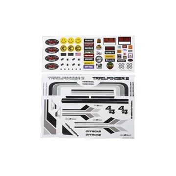 RC4WD Complete Graphic Decal Set For Mojave II 2/4 Door Body