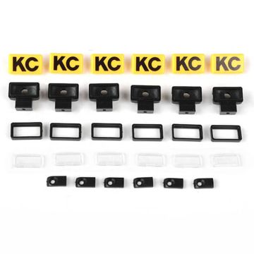 RC4WD 1/10 Scale KC Lights Hilites Rectangle Lights With Covers