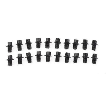RC4WD Miniature Scale Hex Bolts (M1.6 X 2mm) (Black)