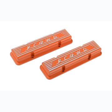 RC4WD Aluminium Valve Covers For Scale V8 Engine (Orange)