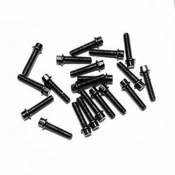 RC4WD Miniature Scale Hex Bolts (M2 X 8mm) (Black)