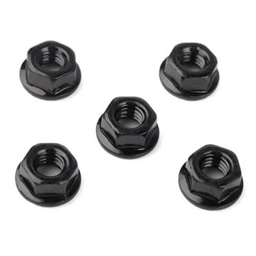 RC4WD M4 Low Profile Flanged Lock Nut (Black)