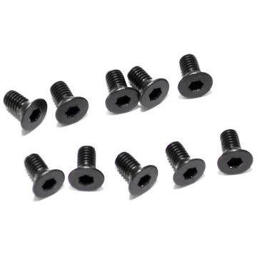 RC4WD Steel Flat Head Socket Cap Screw M3 X 6mm (10)