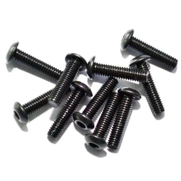 RC4WD Steel Button Head Cap Screws M3 X 12mm (10)
