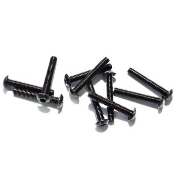 RC4WD Steel Button Head Cap Screws M3 X 18mm (10)