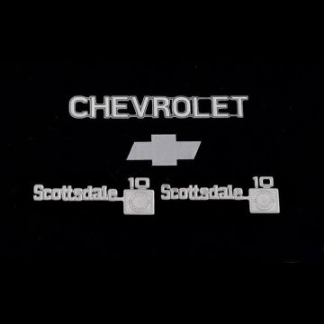 RC4WD Chevrolet K10 Metal Emblem Set