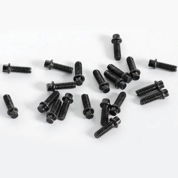 RC4WD Miniature Scale Hex Bolts (M2 X 6mm) (Black)
