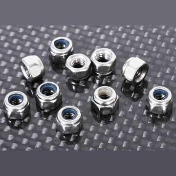 RC4WD Nylock Nuts M4 (Silver)
