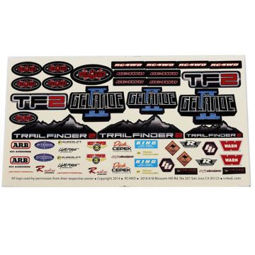 RC4WD Logo Decal Sheet
