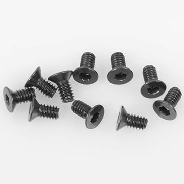 RC4WD Steel Flat Head Cap Screw M2 X 4mm (10)