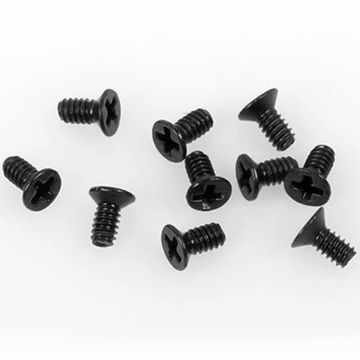 RC4WD Steel Flat Head Cap Screw M1.4 X 3mm (10)
