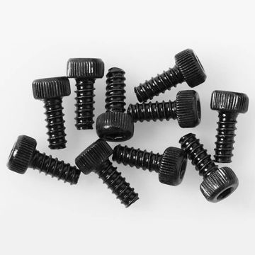 RC4WD Socket Head Self Tapping Screws M2 X 6mm (Black)