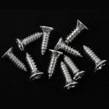 RC4WD Flat Head Self Tapping Screw 1.6 X 6mm (Silver)
