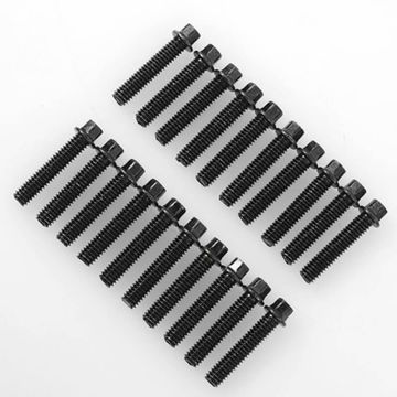 RC4WD Miniature Scale Hex Bolts (M2.5 X 12mm) (Black)