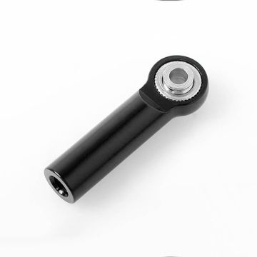RC4WD M3/M4 Long Straight Aluminium Rod Ends (Black) (10)