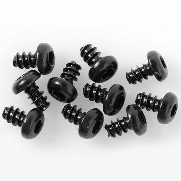 RC4WD Button Head Self Tapping Screws M3 X 5mm (Black)