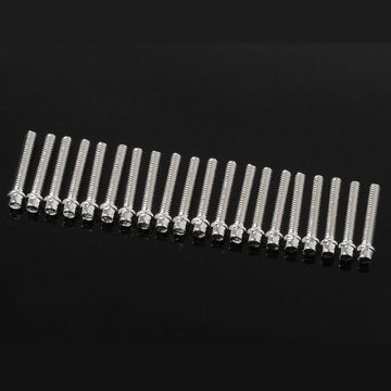 RC4WD Miniature Scale Hex Bolts (M2 X 12mm) (Silver)