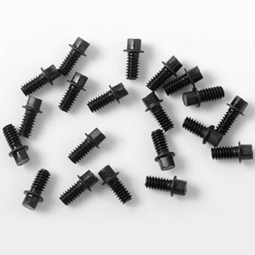 RC4WD Miniature Scale Hex Bolts (M2 X 4mm) (Black)