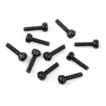 RC4WD Socket Head Self Tapping Screws M1.6 X 6mm (Black)