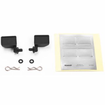 RC4WD Rubber Side Mirrors For 1/10Th Black Rock