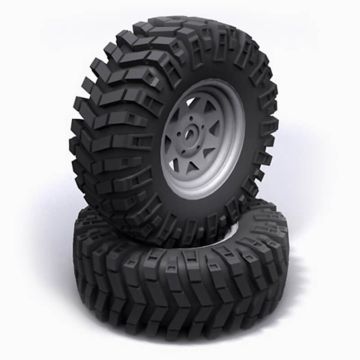 RC4WD Prowler Xs Scale 1.9" Tyres