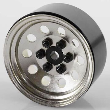 RC4WD Pro10 1.9" Steel Stamped Beadlock Wheel (Silver)