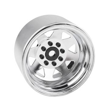 RC4WD 8lug Deep Dish Wagon 1.9 Steel Stamped B/L Wheels Chrme