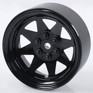 RC4WD 6 Lug Wagon 2.2" Steel Stamped Beadlock Wheels (Black)