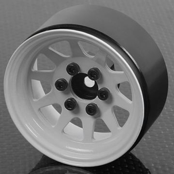 RC4WD OEM Stamped Steel 1.9" Beadlock Wheels (White)