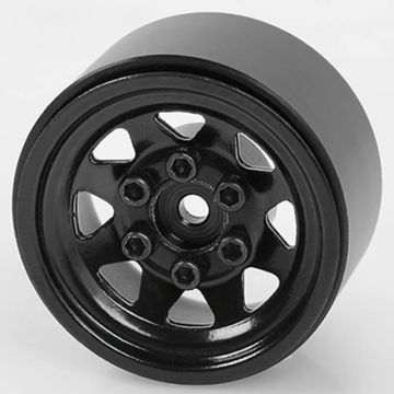 RC4WD Stamped Steel 1.0" Stock Beadlock Wheels (Black)