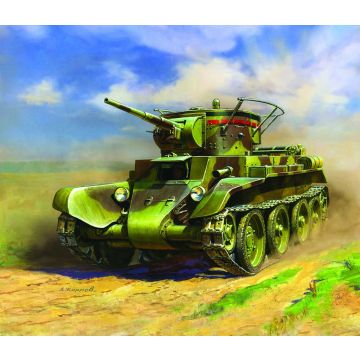 Zvezda 1:35 Soviet Tank Bt-7 Re Release Plastic Model Kit