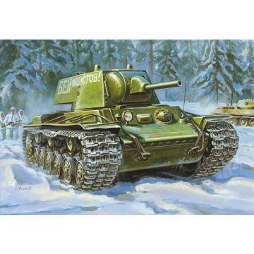 Zvezda 1:35 Kv-1 Mod 1940 Plastic Model Kit