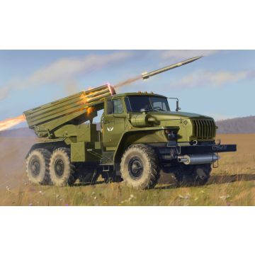 Zvezda 1:35 Bm-21 Grad Rocket Launcher Plastic Model Kit