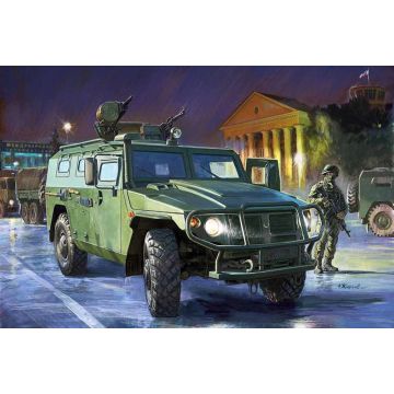 Zvezda 1:35 Russian Armoured Vehicle Gaz Tiger Plastic Model Kit