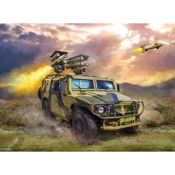 Zvezda 1:35 Gaz Kornet Plastic Model Kit