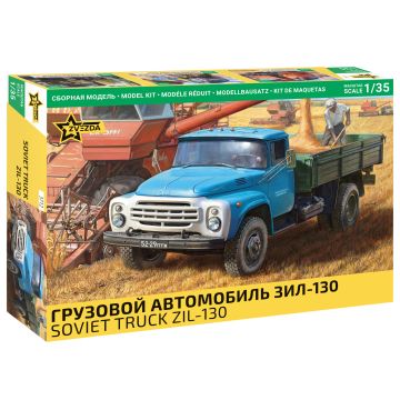 Zvezda 1:35 ZIL-130 Soviet Truck Plastic Model Kit