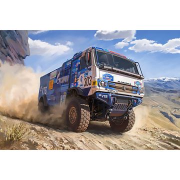 Zvezda 1:43 Kamaz Rallye Truck Plastic Model Kit