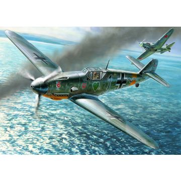 Zvezda 1:48 Messerschmitt Bf-109 F4 Plastic Model Kit