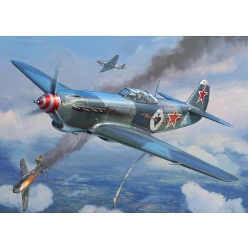 Zvezda 1:48 Yak 9-T with Cannon Plastic Model Kit