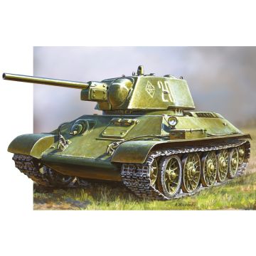 Zvezda 1:72 T34 Plastic Model Kit