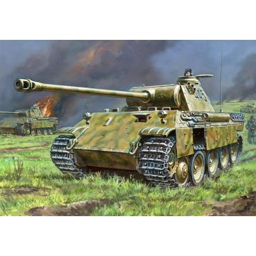 Zvezda 1:72 Panzerkampfw.V.Panther Ausf D Plastic Model Kit
