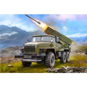 Zvezda 1:72 BM-21 Grad 1 Rocket Launcher Plastic Model Kit