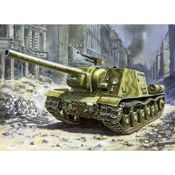 Zvezda 1:72 Isu-122 Soviet Self Propelled Gun Plastic Model Kit