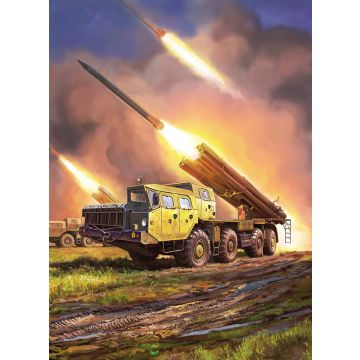 Zvezda 1:72 BM-30 Smerch Multiple Launch Rocket System Plastic Model Kit