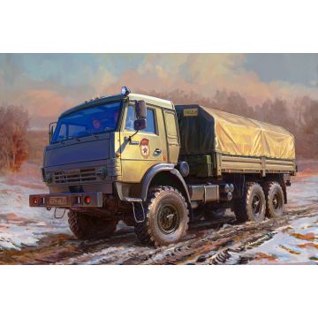 Zvezda 1:72 Kamaz - 5350 Mustang Truck Plastic Model Kit