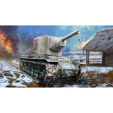 Zvezda 1:72 KV-2 Howitzer Tank Plastic Model Kit