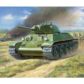 Zvezda 1:100 Soviet Tank T-34/76 Plastic Model Kit